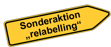 Sonderaktion "relabelling"